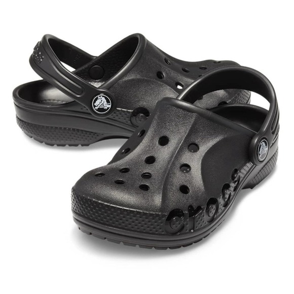 Crocs‎ Unisex Kids Black Baya Clog K Size C10 Toddler Slip On - NWT - Picture 4 of 4